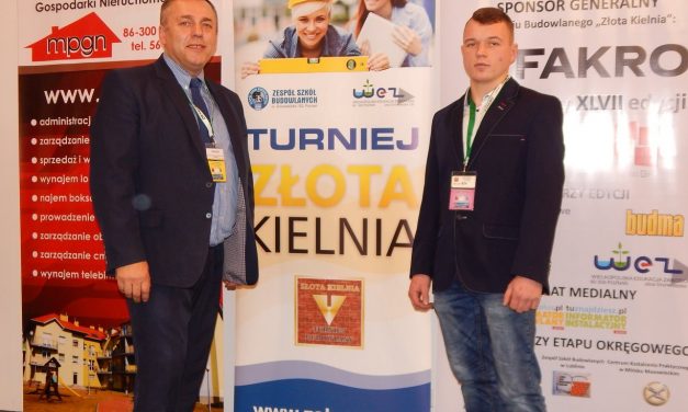 Tarnobrzeg. Grzegorz Rękas z BUDOWLANKI zajął III miejsce w turnieju ZŁOTA KIELNIA.