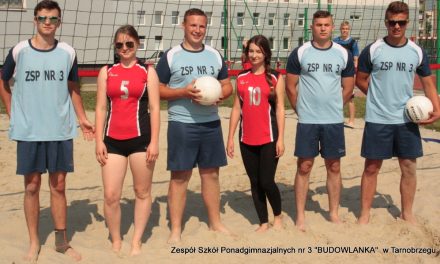 II Turniej Siatkówki Plażowej o Puchar Dyrektora ZSP nr 3 BUDOWLANKA w Tarnobrzegu
