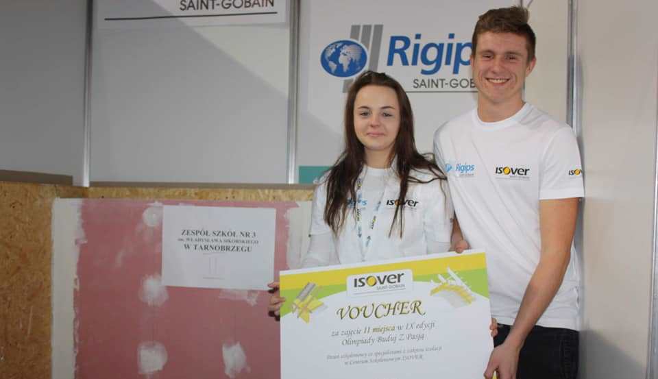 Sukces uczniów „Budowlanki”. Małgorzata i Adrian wicemistrzami ogólnopolskiej olimpiady „Buduj z Pasją”