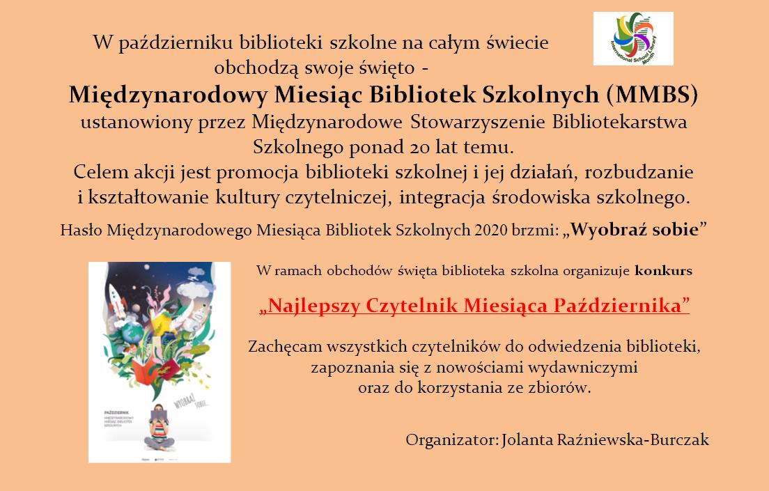 Międzynarodowy Miesiąc Bibliotek Szkolnych - Zespół Szkół nr 3