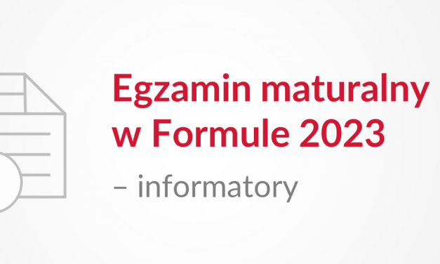 Egzamin maturalny w Formule 2023