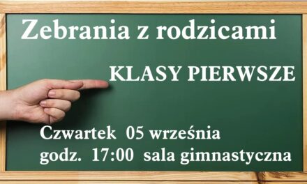 Rodzice klas pierwszych