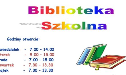 Godziny pracy biblioteki