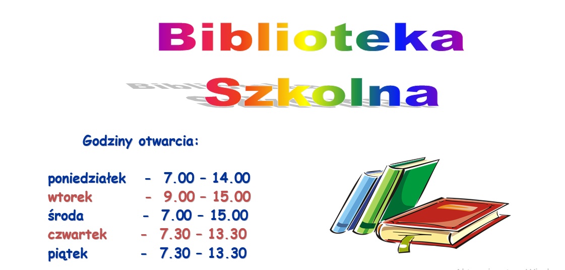 Godziny pracy biblioteki