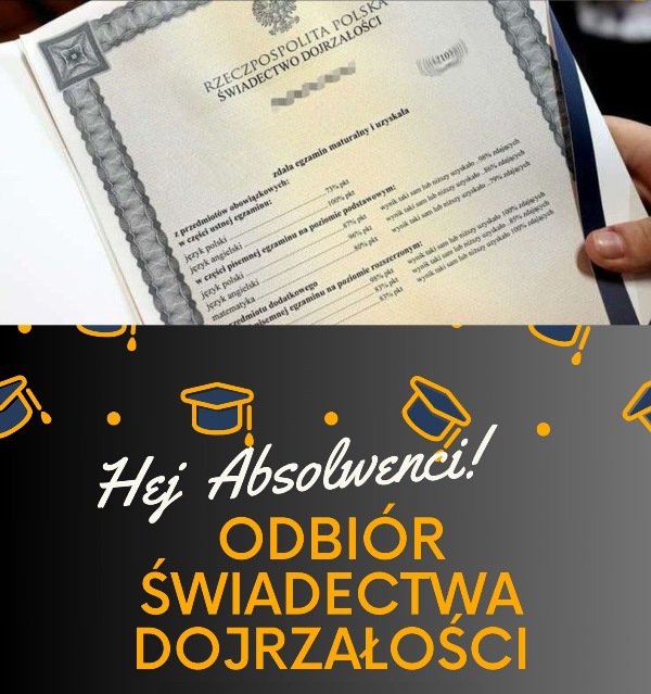 ŚWIADECTWA DOJRZAŁOŚCI I ANEKSY