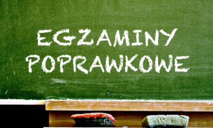 TERMINY EGZAMINÓW POPRAWKOWYCH Z PRZEDMIOTÓW