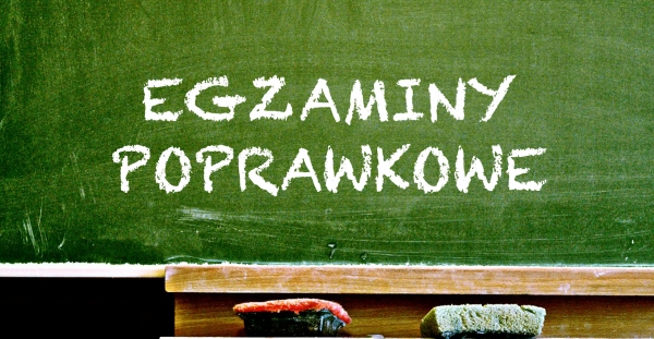 TERMINY EGZAMINÓW POPRAWKOWYCH Z PRZEDMIOTÓW