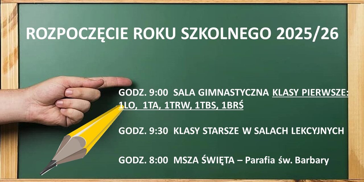 UROCZYSTE ROZPOCZĘCIE ROKU SZKOLNEGO 2025/26