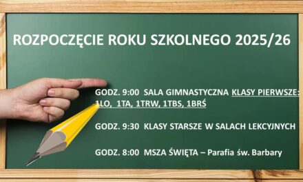 UROCZYSTE ROZPOCZĘCIE ROKU SZKOLNEGO 2025/26