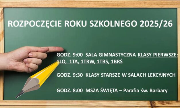 UROCZYSTE ROZPOCZĘCIE ROKU SZKOLNEGO 2025/26