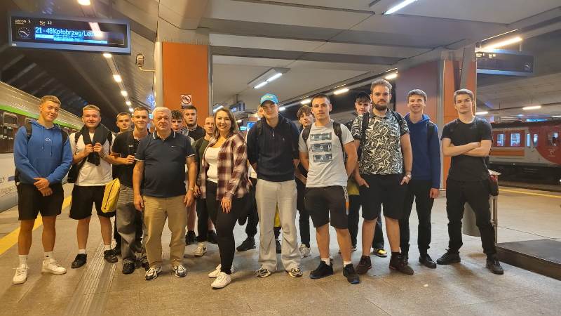 Klasy technikum spawalnictwa na wycieczce branżowo – krajoznawczej