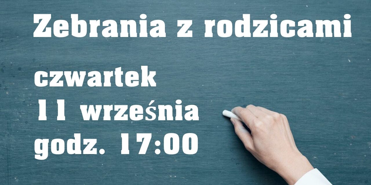 Zebrania dla rodziców klas starszych, od drugich do piątych.