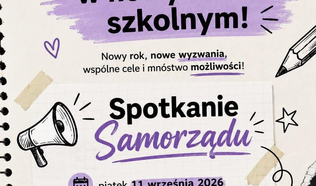 Spotkanie Samorządu Uczniowskiego