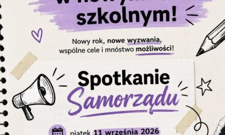 Spotkanie Samorządu Uczniowskiego