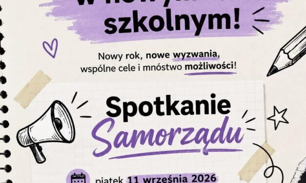 Spotkanie Samorządu Uczniowskiego