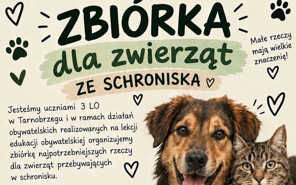 🐾 ZBIÓRKA DLA ZWIERZĄT ZE SCHRONISKA 🐾